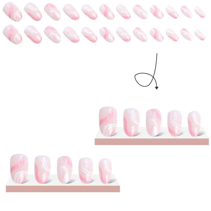 أظافر صناعية مخصصة -Custom Press on Nails