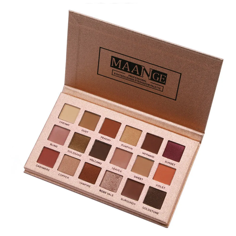 18 Color Shimmer Glitter Eye Shadow Powder Matt Eyeshadow Cosmetic