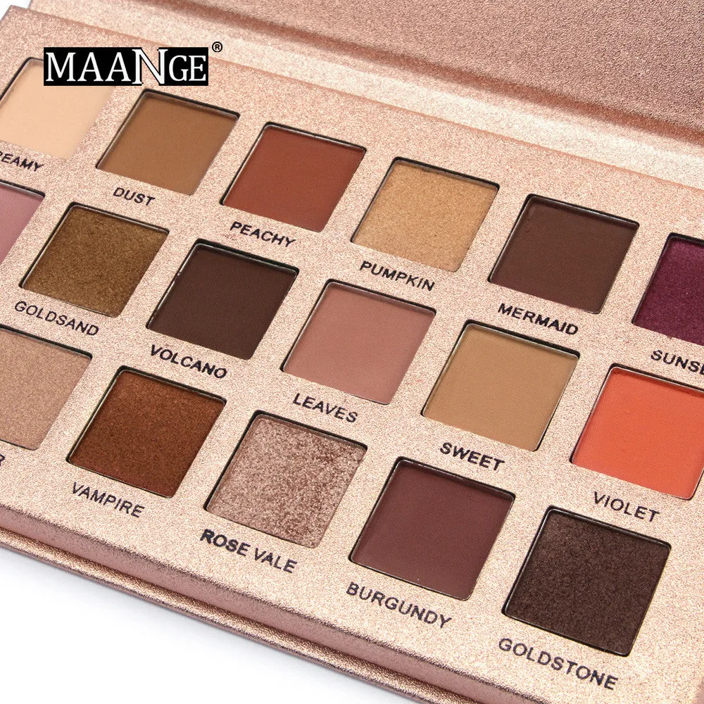 18 Color Shimmer Glitter Eye Shadow Powder Matt Eyeshadow Cosmetic