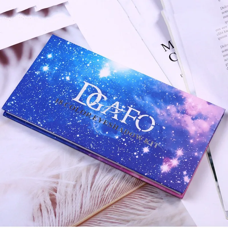 18 Colors Sexy Smoky Shimmer Matte Glitter Shimmer Eye Makeup Eyeshadow Palette