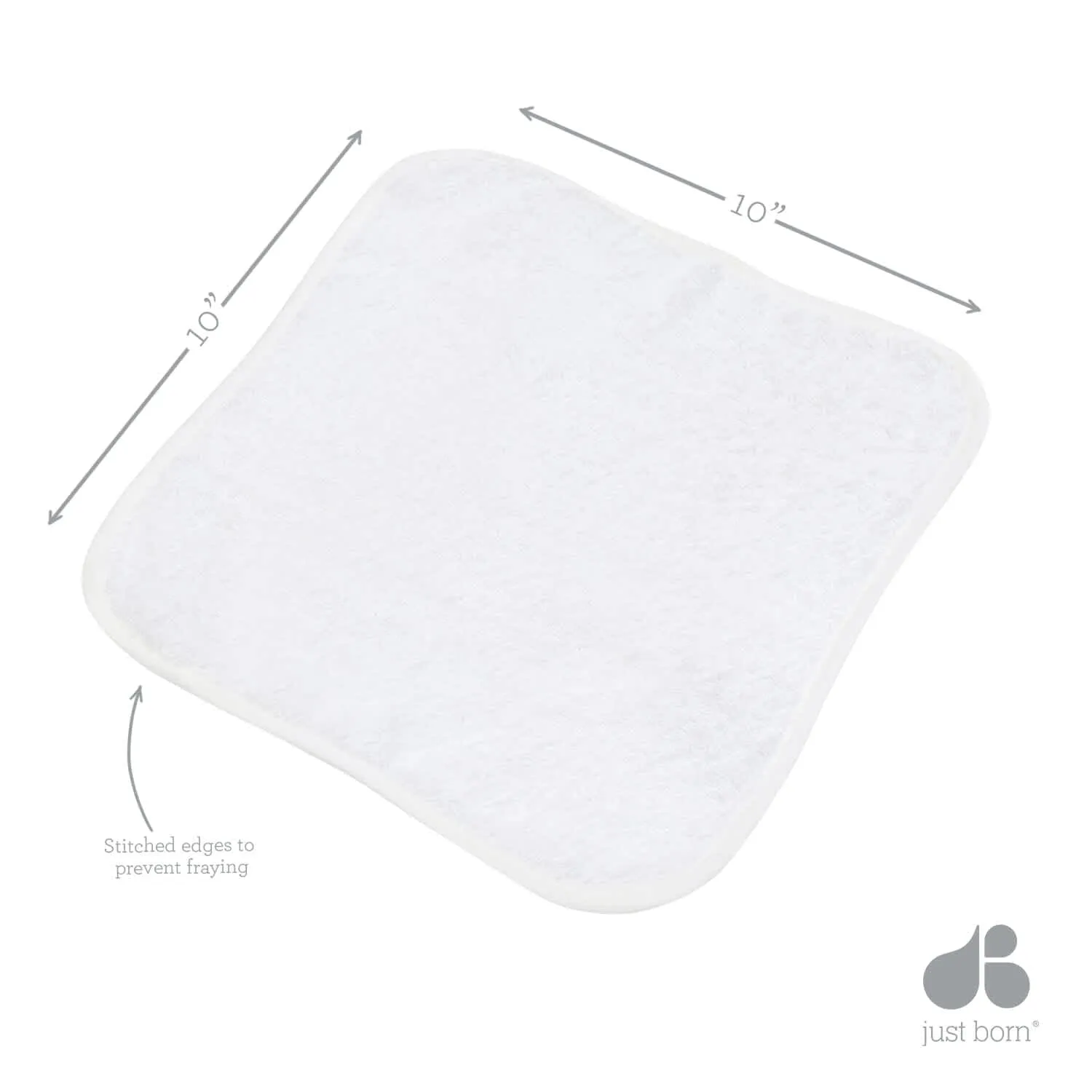 4-Pack Baby & Toddler Boys Stars Woven Washcloths