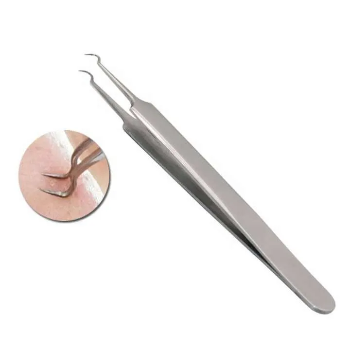 8pcs Facial Blackhead Acne Needles- من إبر وملاقط