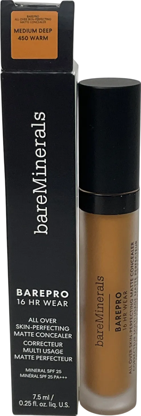 bareMinerals Barepro All-over Skin-perfecting Matte Concealer Mineral 450 7.5ml