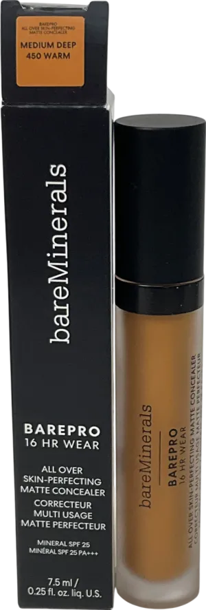 bareMinerals Barepro All-over Skin-perfecting Matte Concealer Mineral 450 7.5ml