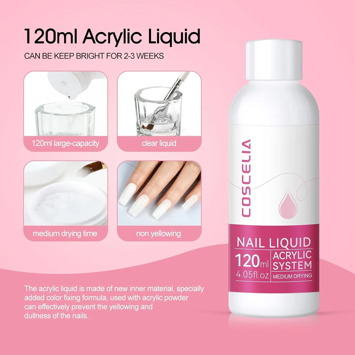 Beginner-Friendly Acrylic Nail Art Kit - Drill, UV Light, 45 Colors of Powder & Glitter Tools