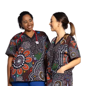 Bundian Way - Unisex Scrubs Top