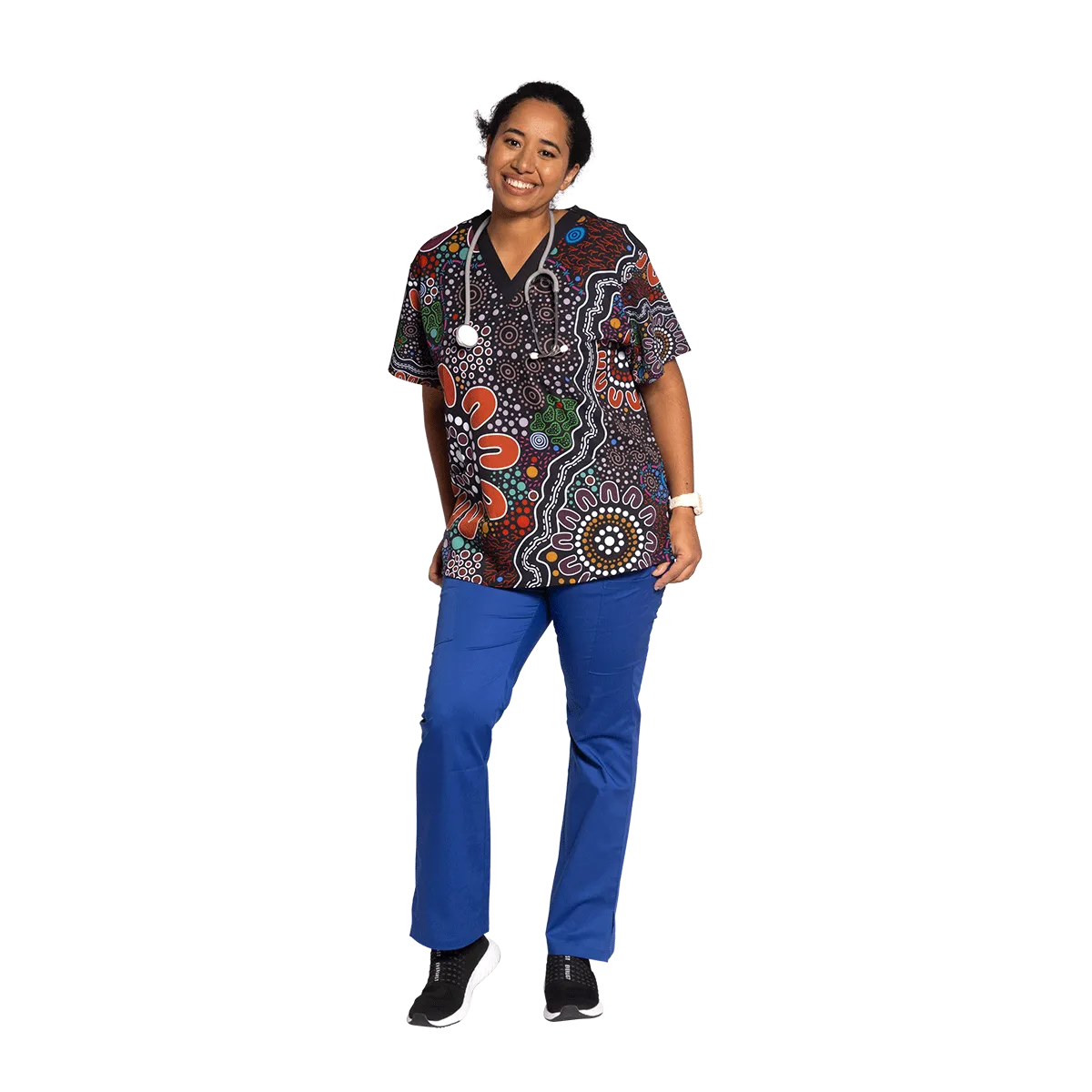 Bundian Way - Unisex Scrubs Top
