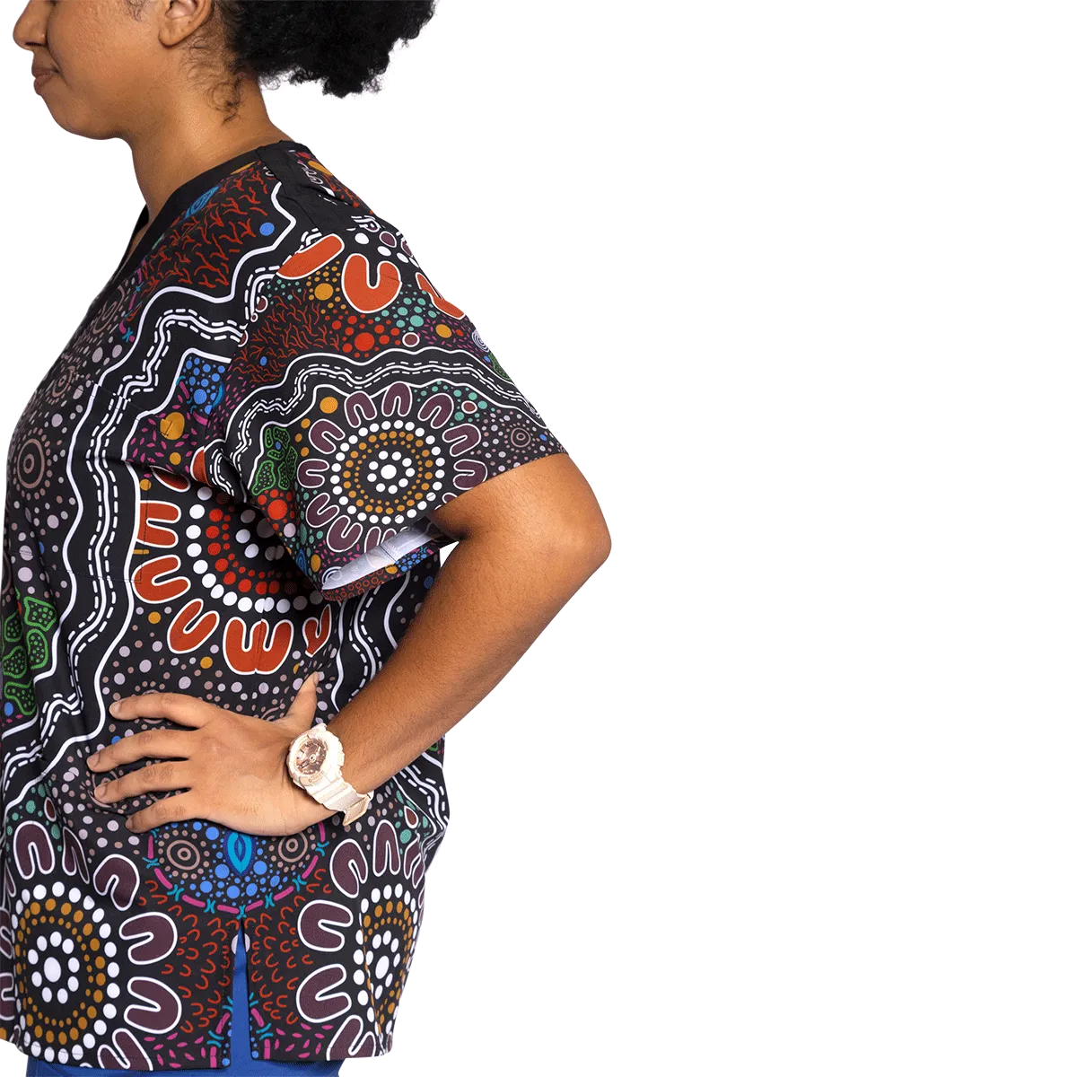 Bundian Way - Unisex Scrubs Top