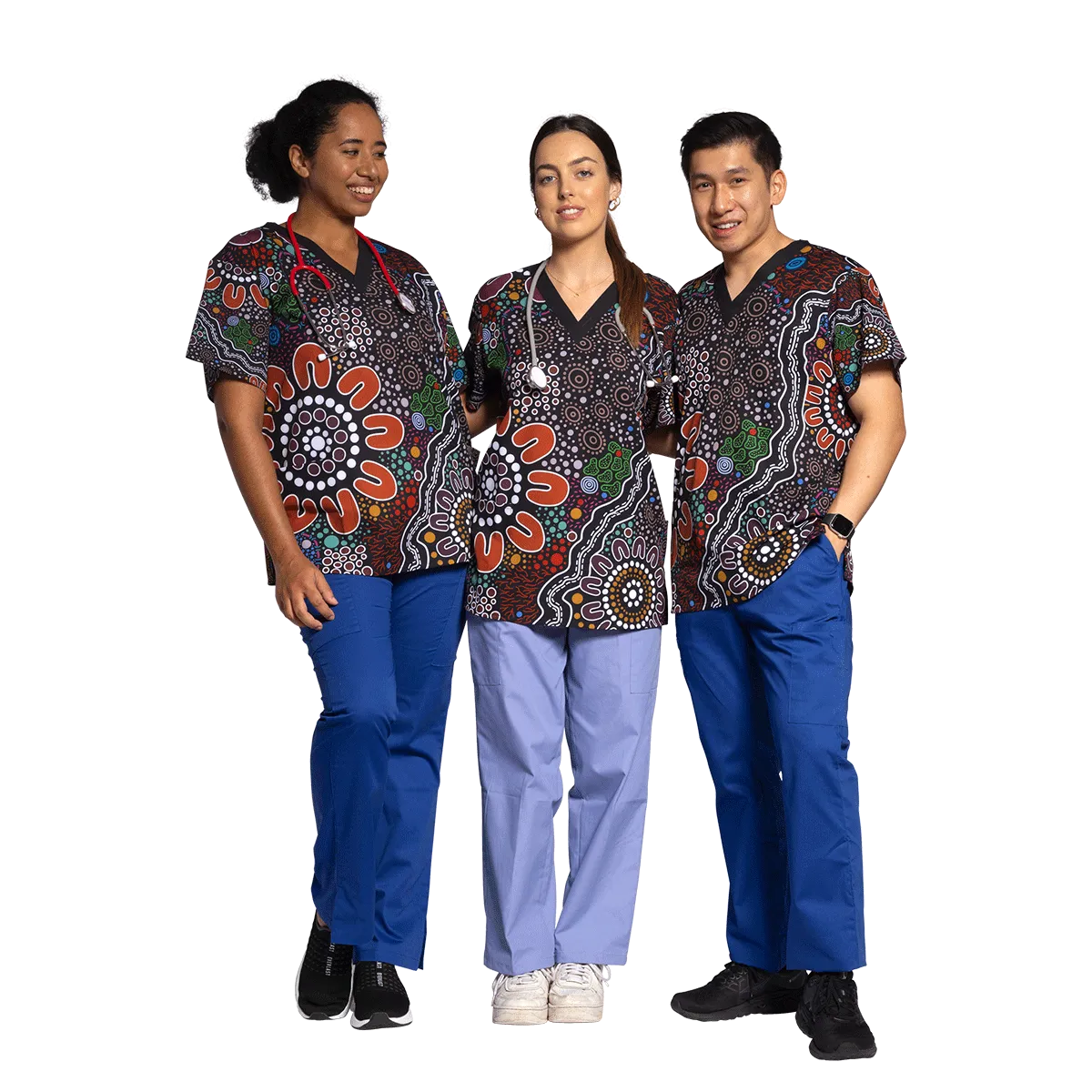 Bundian Way - Unisex Scrubs Top