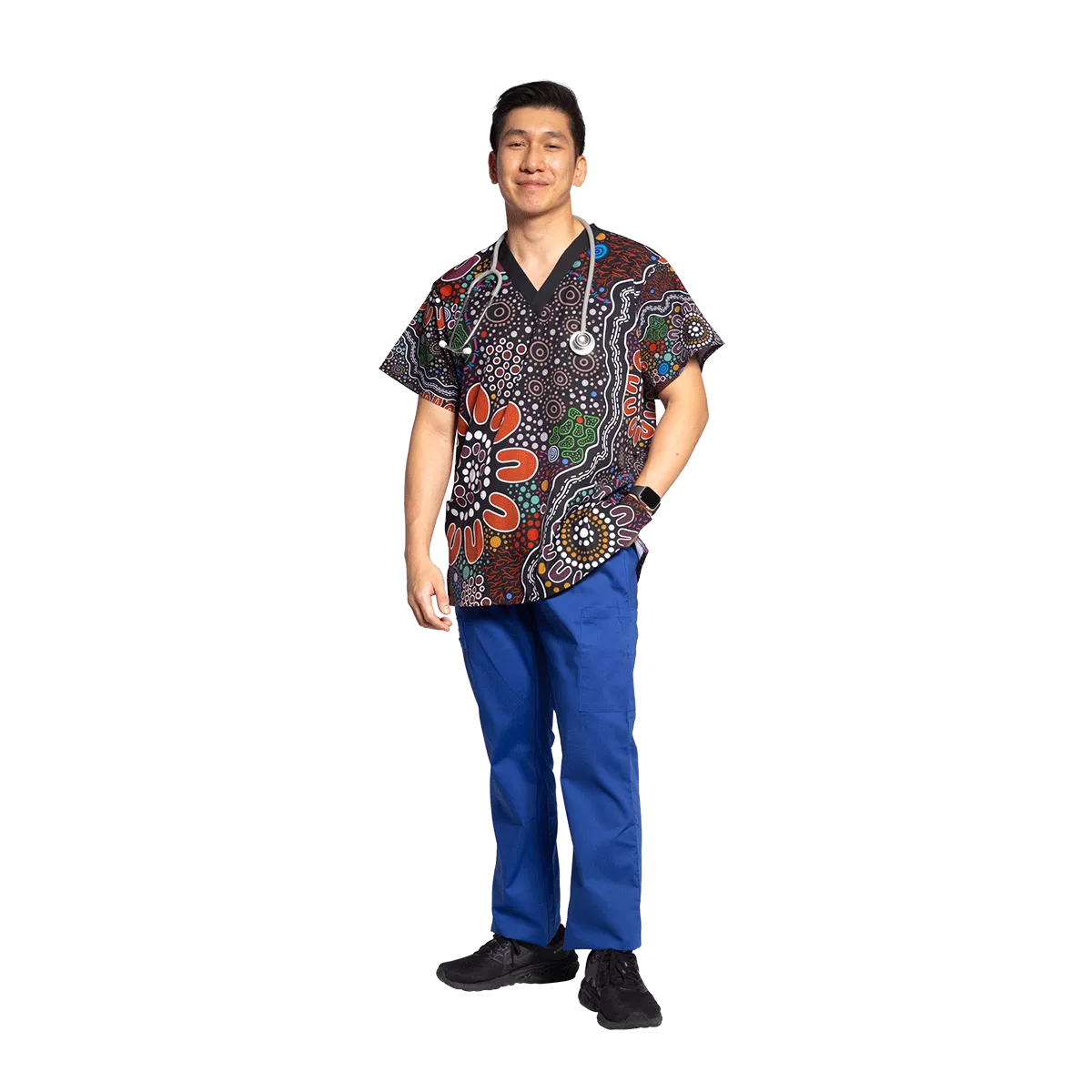 Bundian Way - Unisex Scrubs Top