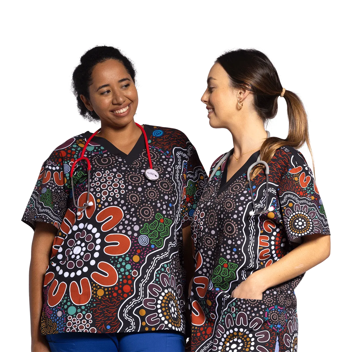 Bundian Way - Unisex Scrubs Top