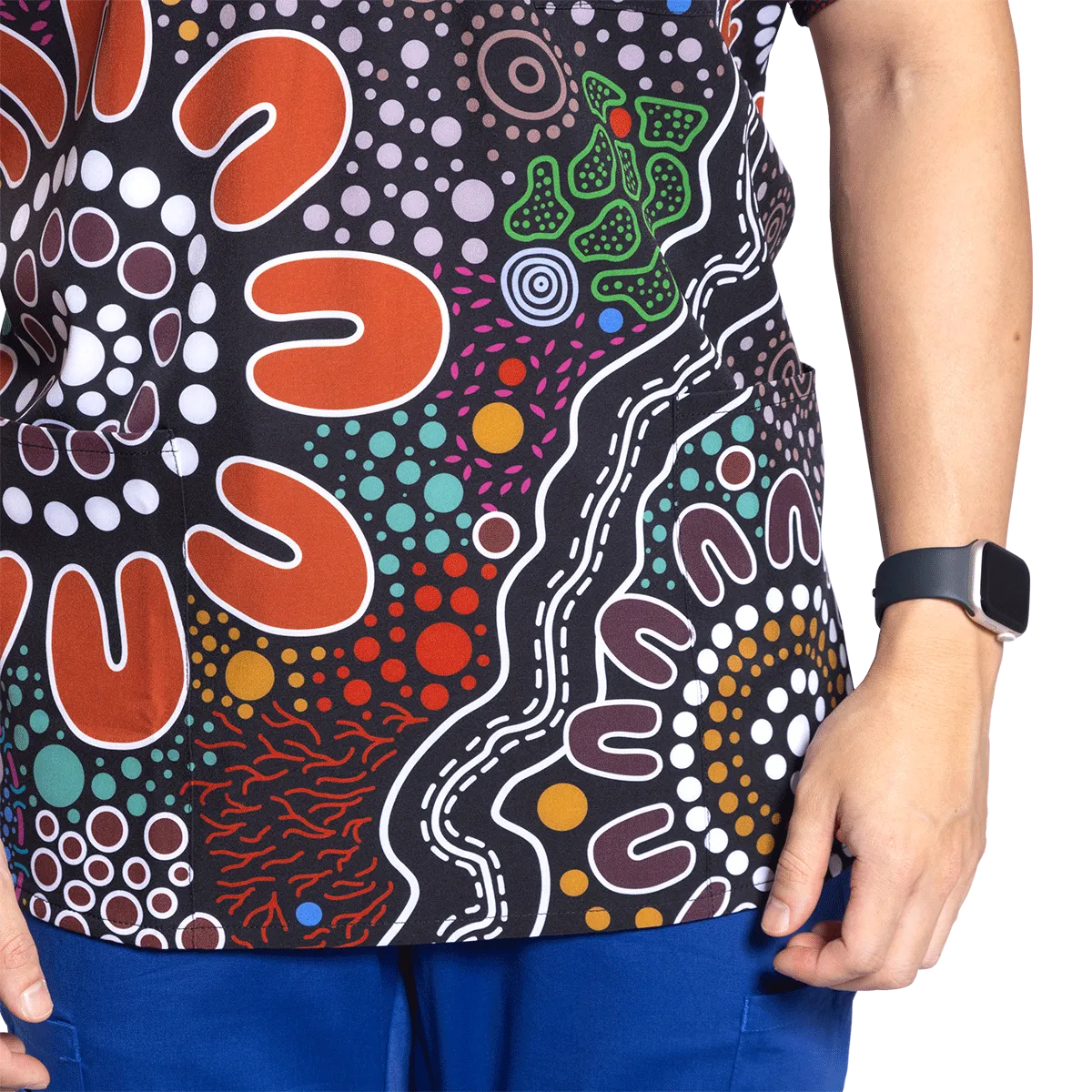 Bundian Way - Unisex Scrubs Top