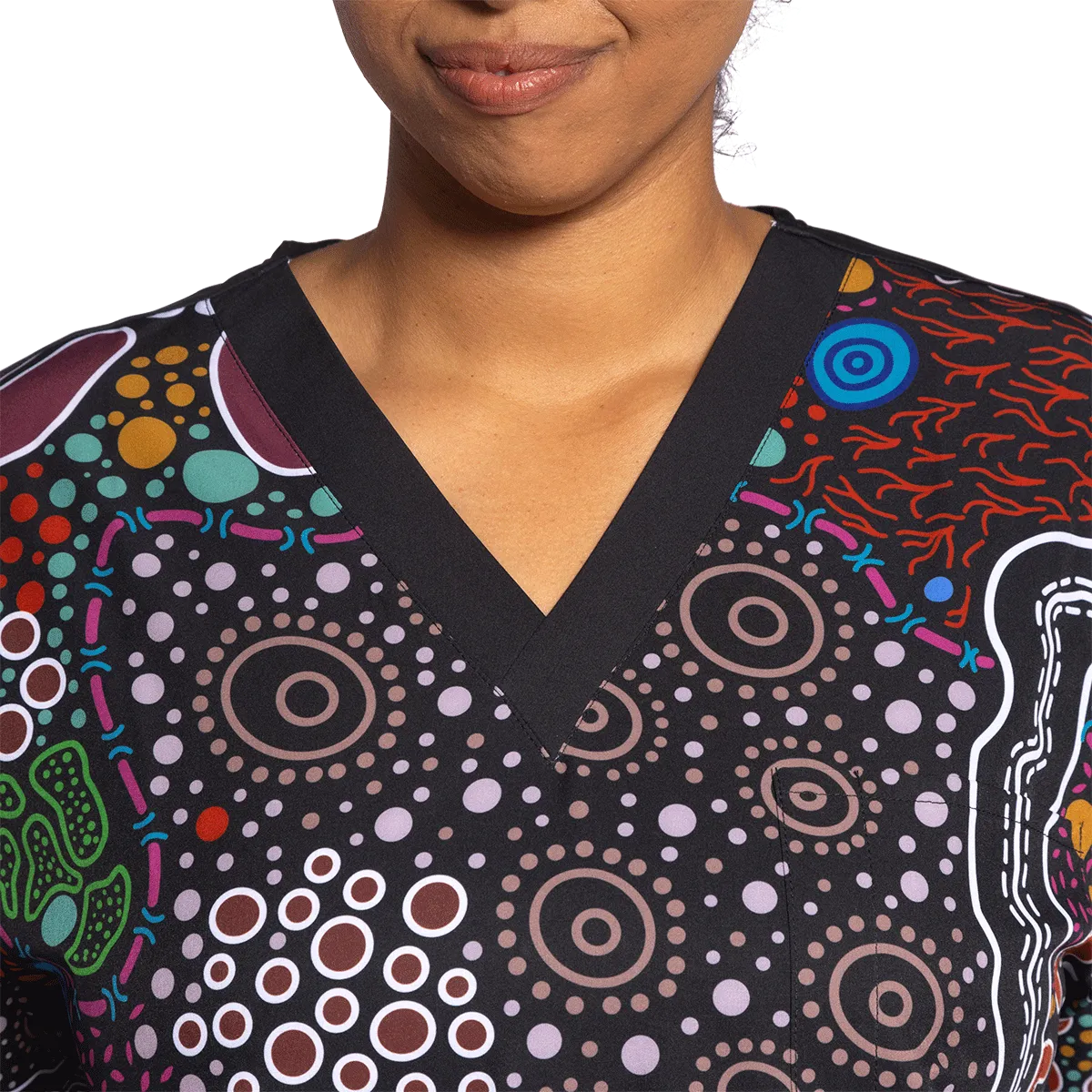 Bundian Way - Unisex Scrubs Top