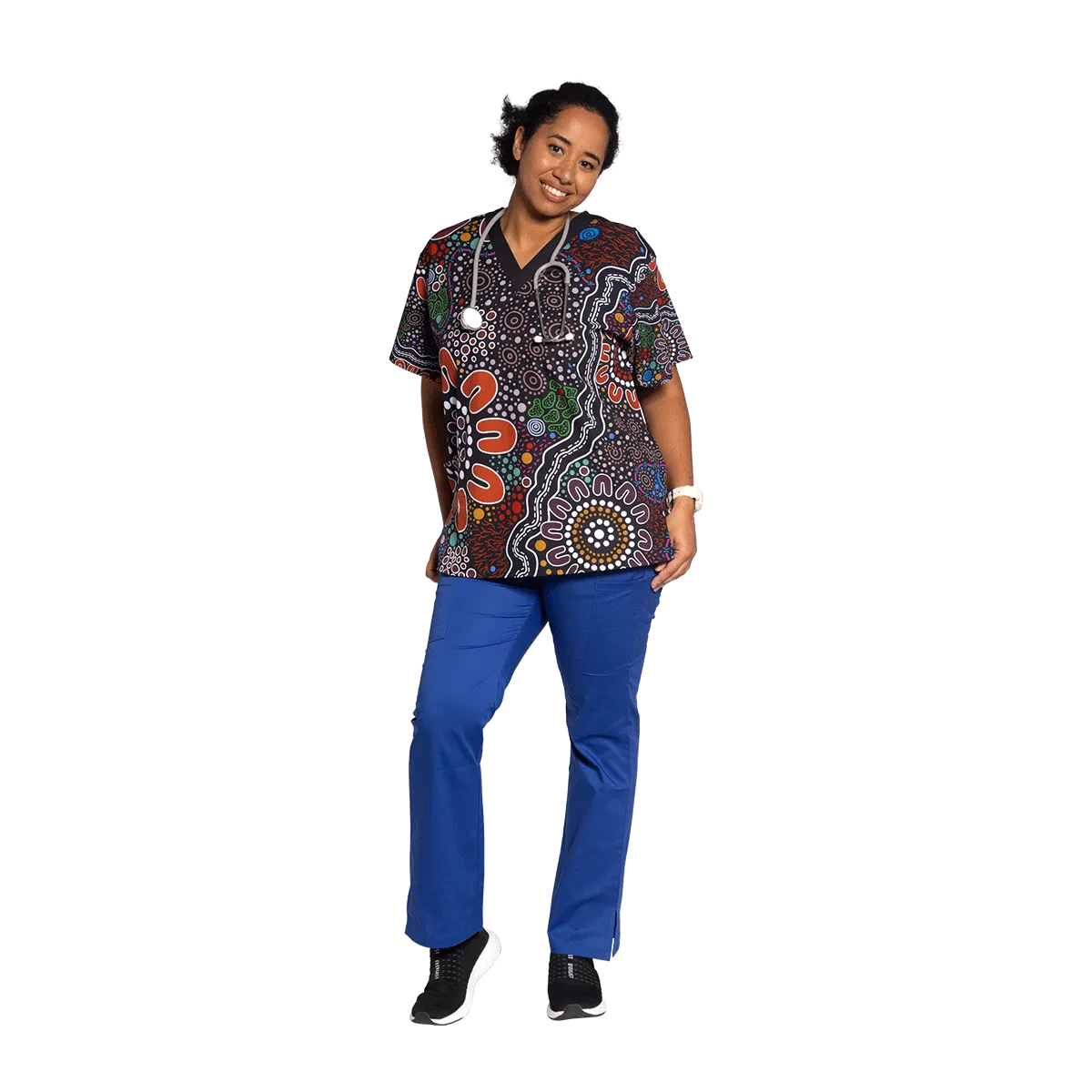Bundian Way - Unisex Scrubs Top