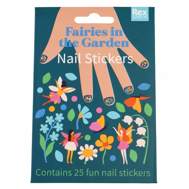 Childrens Nail Stickers - Fairies in the Garden