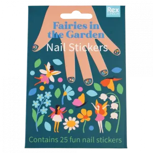 Childrens Nail Stickers - Fairies in the Garden