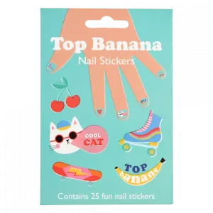 Childrens Nail Stickers - Top Banana