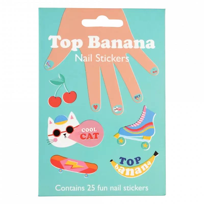 Childrens Nail Stickers - Top Banana