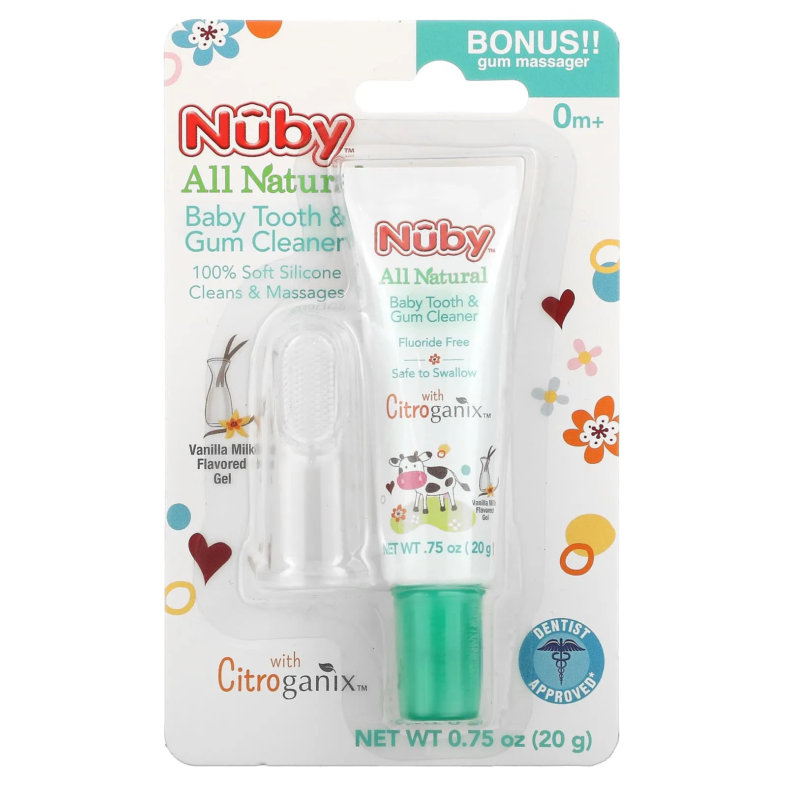 Children's Remedy Dr.  Talbot's for cleaning teeth and gums, from 0 months with vanilla milk flavor