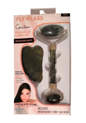 Contour Facial Roller and Massager with Stone