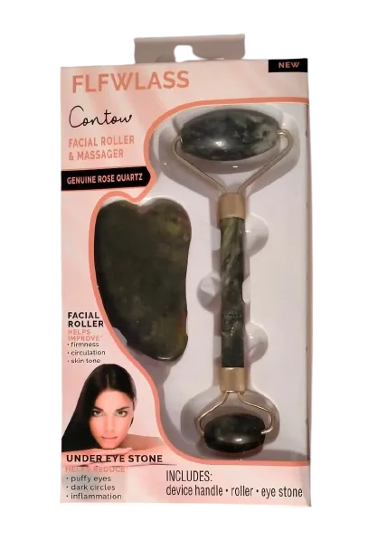 Contour Facial Roller and Massager with Stone