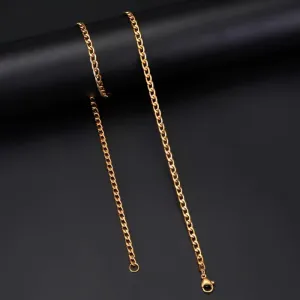 Cuban Chain - 3mm Gold