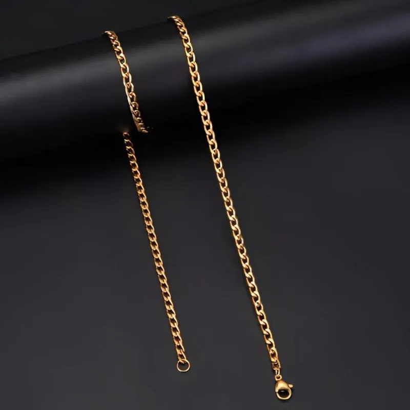 Cuban Chain - 3mm Gold