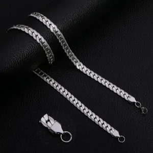 Cuban Chain - 8mm Silver