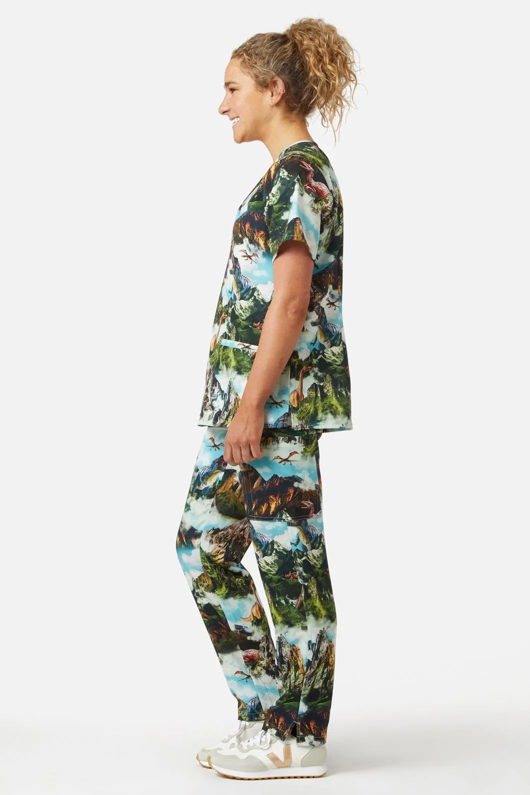 Dino Scene Scrub Set