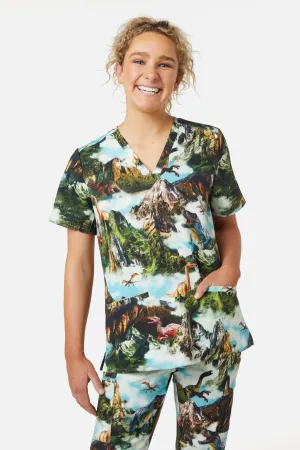 Dino Scene Scrub Set
