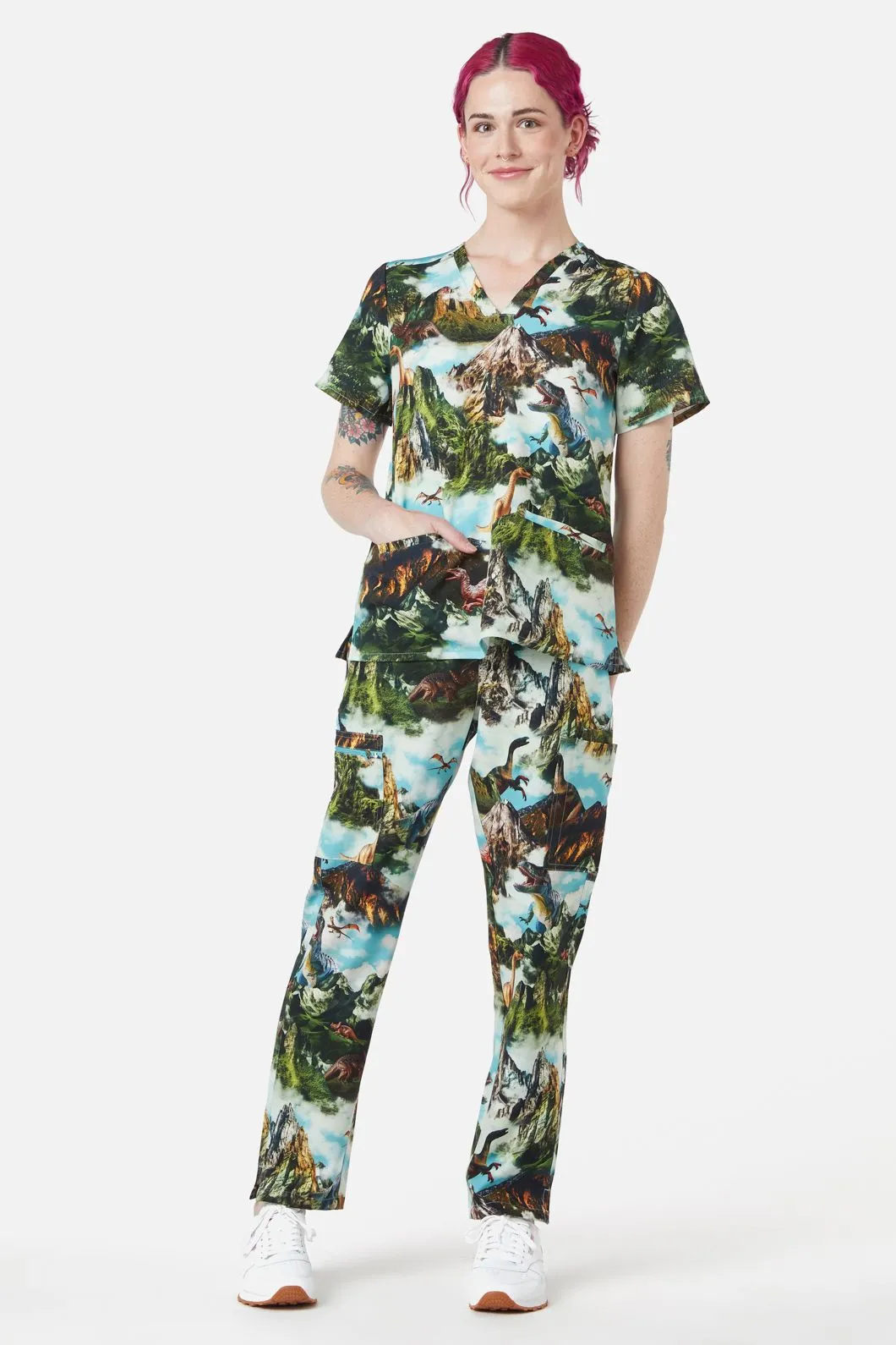 Dino Scene Scrub Set