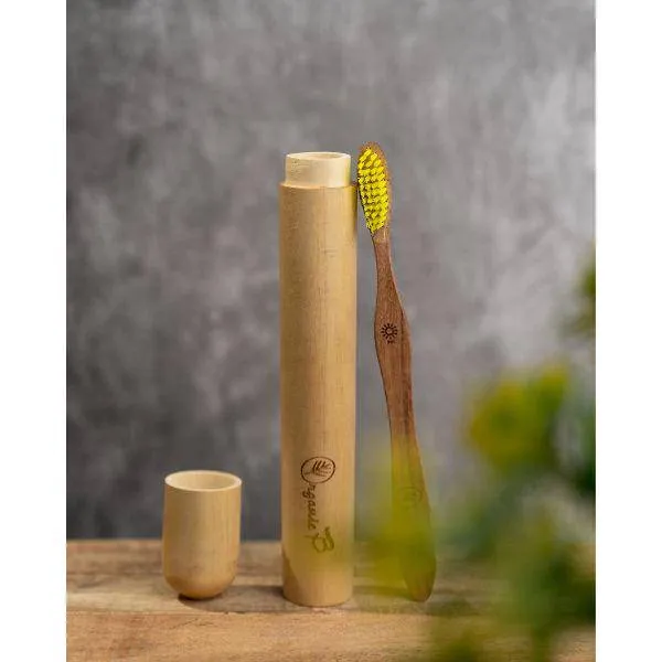 Eco Friendly Travel Case with Babul Toothbrush