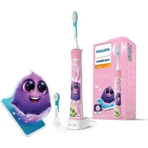 Electric toothbrush Sonicare For Kids Hx6352/42 with Sonic technology for gentle cleaning - pink Philips
