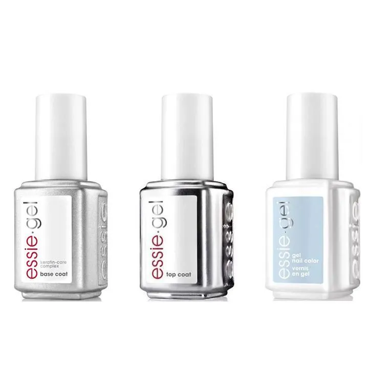 Essie Combo - Gel, Base & Top - Blue-La-La 0.5 oz - #1055