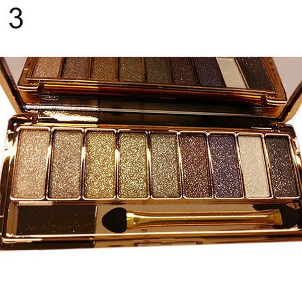 Fashion eyeshadow palette 9 colors matte glitter eye shadow makeup
