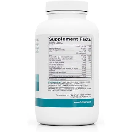 For hair loss 120 capsules, Foligain