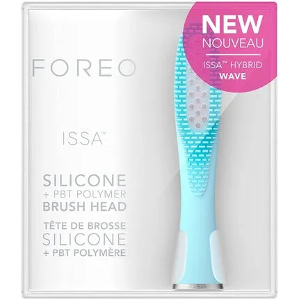 FOREO ISSA Hybrid wavy head Medical grade silicone/PBT brush Mint bristles