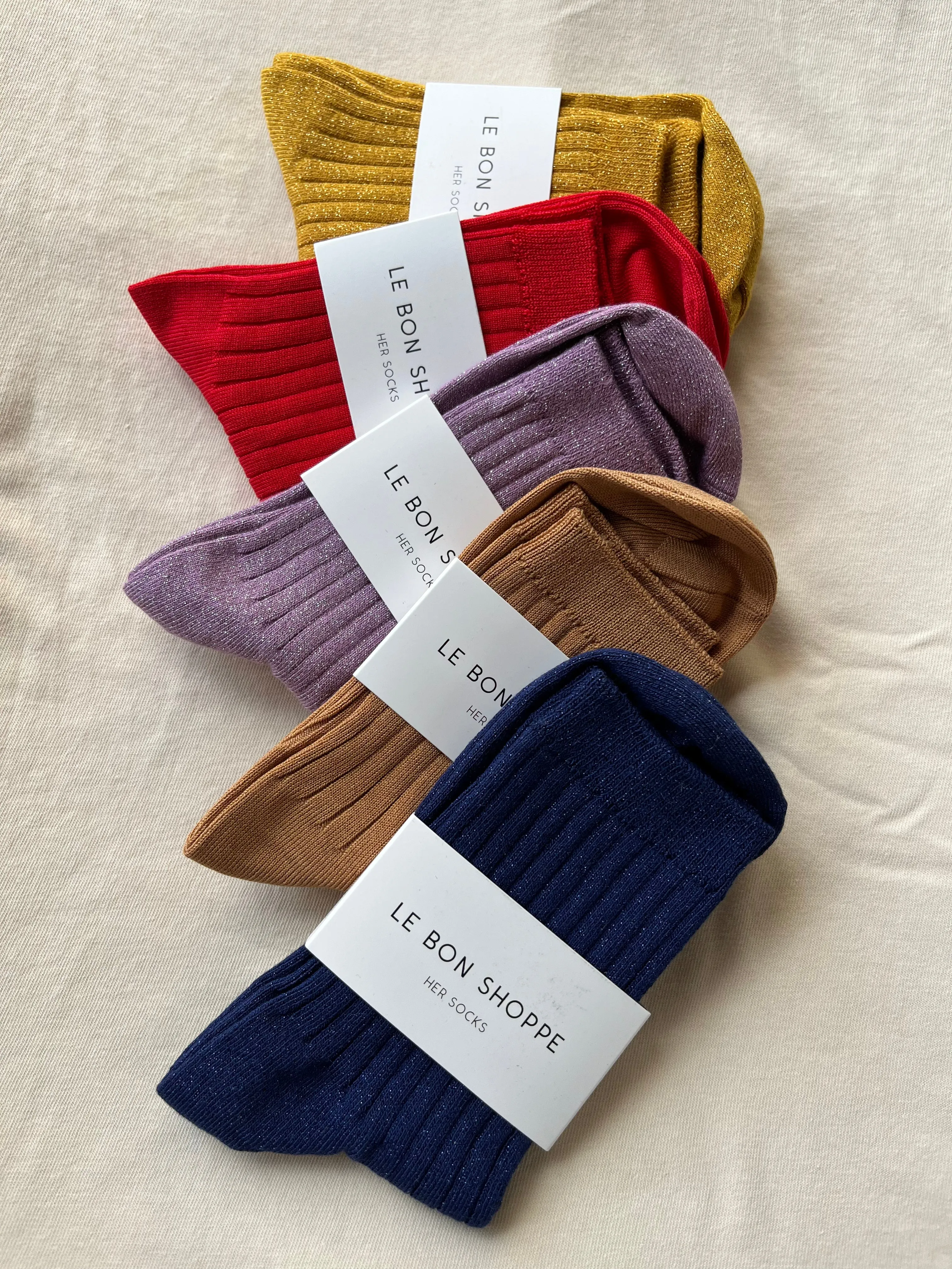 Her Socks - Solids & Lurex