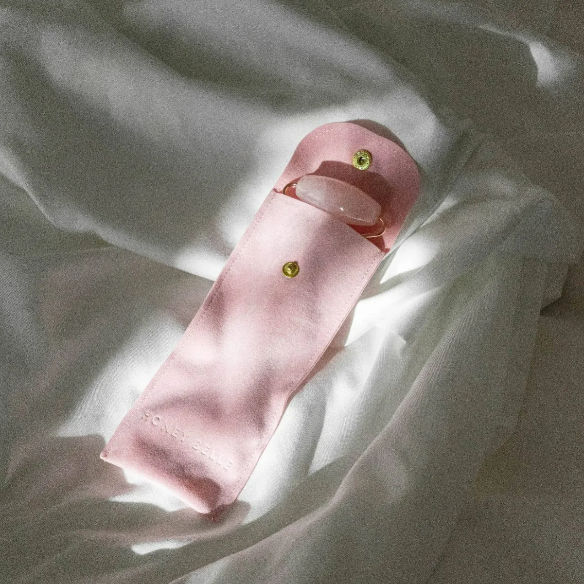 Honey Belle | Rose Quartz Crystal Facial Roller