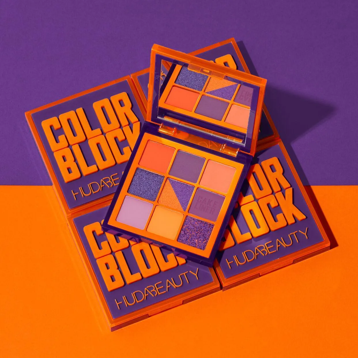 Huda beauty - Color Block Obsessions Palette: Purple & Orange