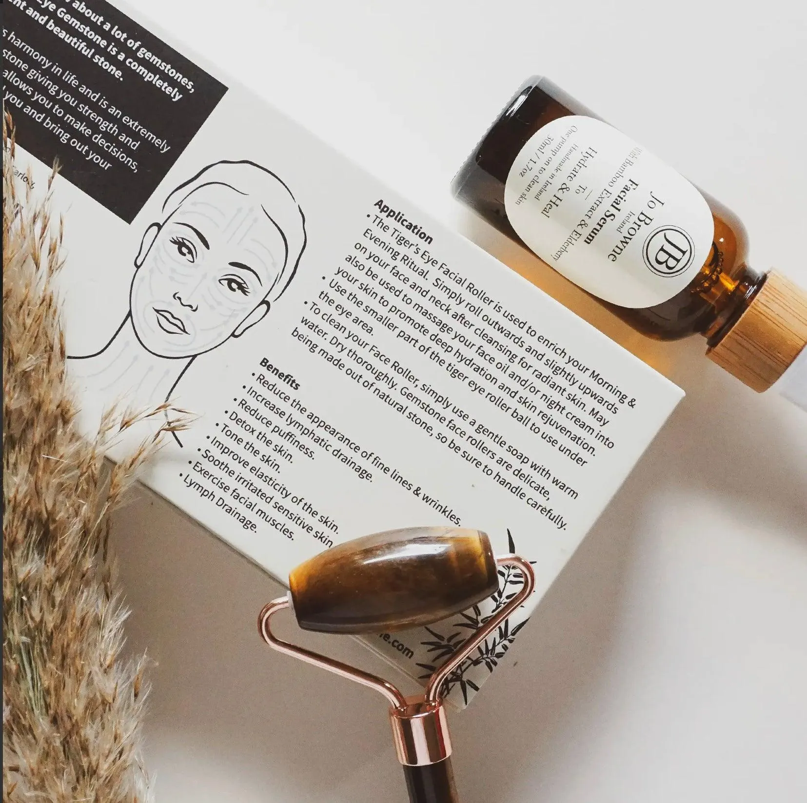 Jo Browne Tiger Eye Facial Roller