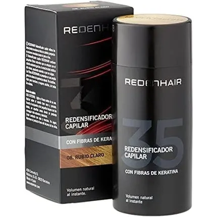 Keratin microfibers for hair with the effect of restoring light brown hair for men and women 23G , Redenhair