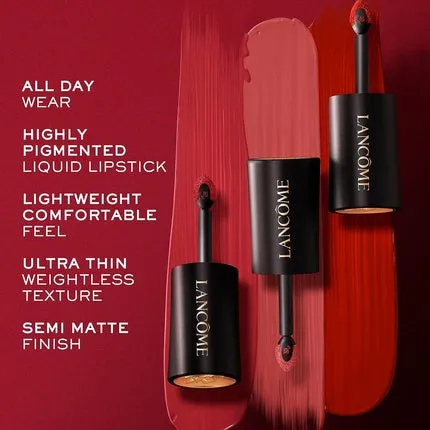L'Absolu Rouge Drama Ink All Day Wear Light semi-matte shade 311 Rose Cherie, Lancome
