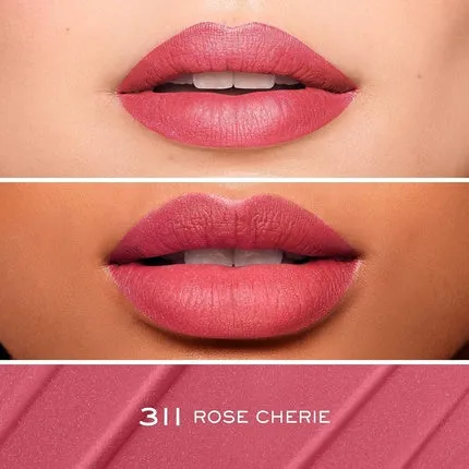 L'Absolu Rouge Drama Ink All Day Wear Light semi-matte shade 311 Rose Cherie, Lancome