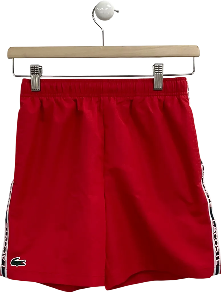 Lacoste Red Electric Waist Shorts 12 Years