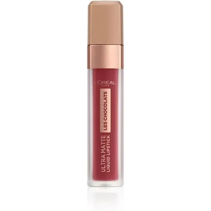 L'Oreal Paris Les Chocolats Ultra Matte Liquid Lipstick shade 864 Tasty Ruby 856 70% Yum, L'Oreal