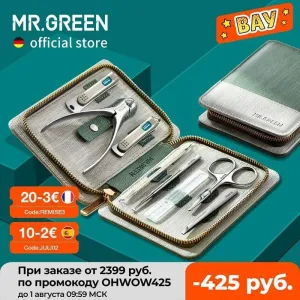 Manicure Set Pedicure Sets Nail Clipper Stainless Steel Professional Nail Cutter Tools with Travel Case Kit