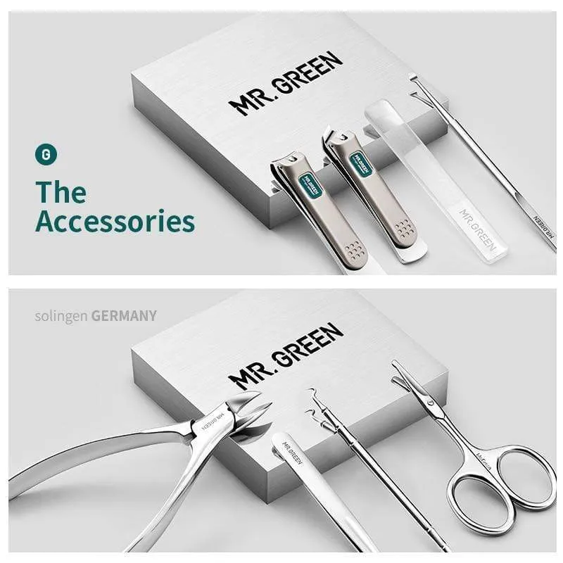 Manicure Set Pedicure Sets Nail Clipper Stainless Steel Professional Nail Cutter Tools with Travel Case Kit