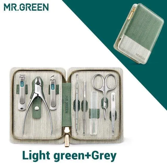 Manicure Set Pedicure Sets Nail Clipper Stainless Steel Professional Nail Cutter Tools with Travel Case Kit