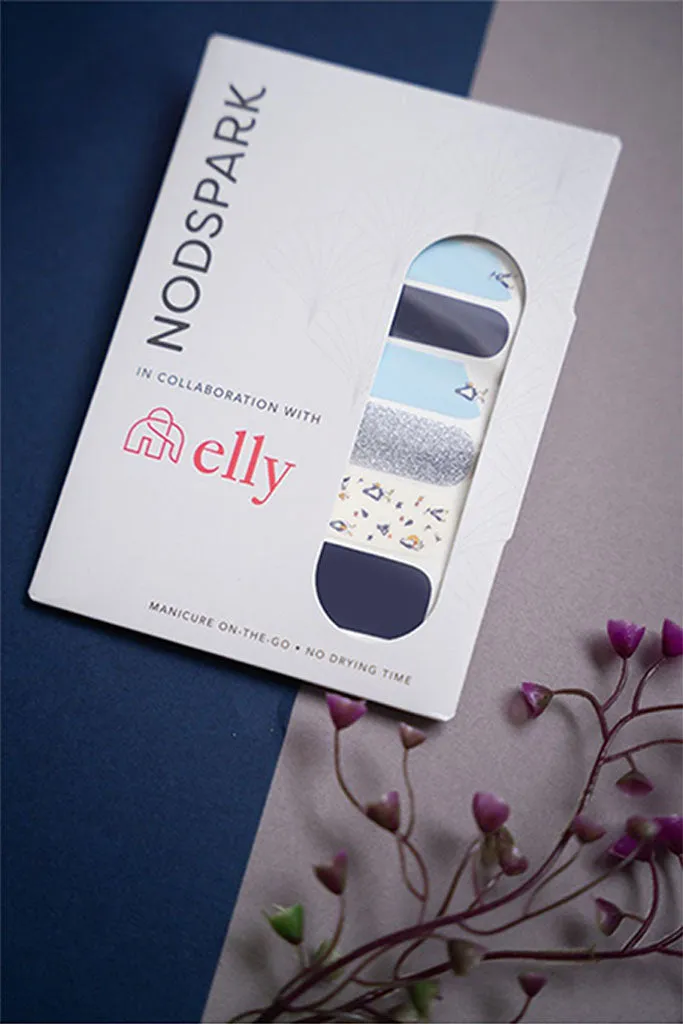 Nail Stickers - Penguins on a Beach Day (Adults)